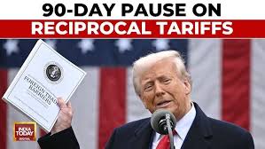 trump pauses tariffs