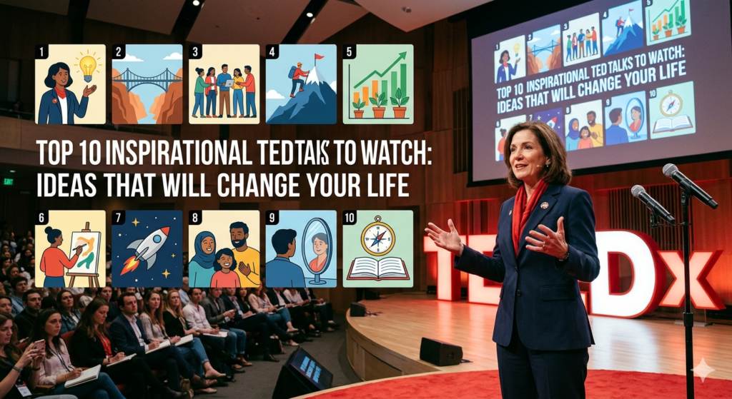 Top 10 Inspirational TED Talks to Watch