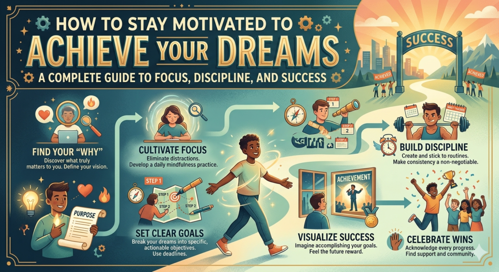 How to Stay Motivated to Achieve Your Dreams